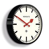 Newgate Putney Clock Black - Front View