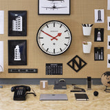Newgate Putney Clock Black - Side View