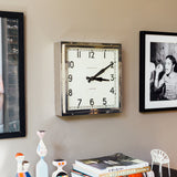Newgate Quad Clock Chrome - 45-Degree Angle