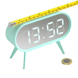 Newgate Space Hotel Cyborg Led Alarm Clock Blue - Side View