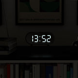 Newgate Space Hotel Cyborg Led Alarm Clock Grey - Low Angle