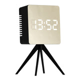 Newgate Space Hotel Droid Led Alarm Clock Black - Front View