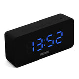 Newgate Space Hotel Hypertron Alarm Clock Black Case - Black Lens - Blue Led - 45-Degree Angle