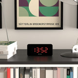 Newgate Space Hotel Hypertron Alarm Clock Black Case - Black Lens - Red Led - 45-Degree Angle
