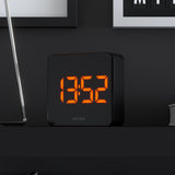 Newgate Space Hotel Orbatron Alarm Clock Black Case - Black Lens - Orange Led - Low Angle