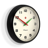 Newgate Superstore Wall Clock Alpha Dial Black - Front View