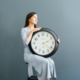 Newgate Westhampton Clock Gravity Grey - Side View