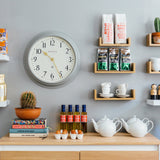 Newgate Westhampton Clock Posh Grey - Top-Down View