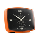 Newgate Brooklyn Alarm Clock - Orange - Front View