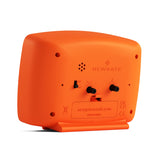 Newgate Brooklyn Alarm Clock - Orange - 45-Degree Angle