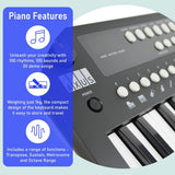 Axus Mini Keyboard 37 Key Keyboard - Black - Side View
