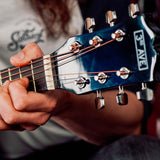 3rd Avenue Acoustic Guitar Premium Pack - Blueburst - Top-Down View