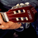 3rd Avenue Full Size Classical Guitar Pack - Natural - Top-Down View