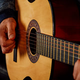 3rd Avenue Full Size Classical Guitar Pack - Natural - Low Angle