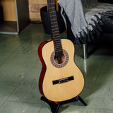 3rd Avenue 3/4 Size Classical Guitar Pack - Natural - Side View