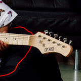 3rd Avenue Junior Electric Guitar Pack - Black - 45-Degree Angle