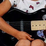 3rd Avenue Junior Electric Guitar Pack - Black - Rear View