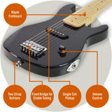 3rd Avenue Junior Electric Guitar Pack - Black - Close-Up Angle