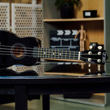 3rd Avenue Soprano Ukulele - Black - Side View