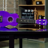 3rd Avenue Soprano Ukulele - Purple - Side View