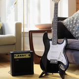 3rd Avenue Electric Guitar Pack - Black - Close-Up Angle