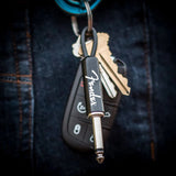 Pluginz Licensed Fender Guitar Plug Keychain - 4 Pack - Front View