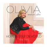 Olivia Newton John Hopelessly Devoted - The Hits CD Framed Album Art - Front View