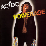 Ac/Dc Powerage Vinyl Album & Crosley Record Storage Display Stand - Front View