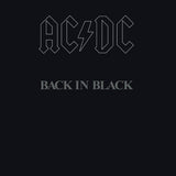 Crosley Record Storage Crate AC/DC Back In Black Vinyl Album Bundle - Front View