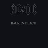 Ac/Dc Back In Black Vinyl Album & Crosley Record Storage Display Stand - Front View