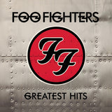 Crosley Record Storage Crate Foo Fighters Greatest Hits Vinyl Album Bundle - Front View