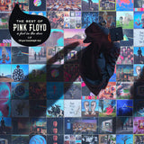 Crosley Record Storage Crate Pink Foyd The Best Of Pink Floyd: A Foot In The Door Vinyl Album Bundle - Front View