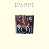 Crosley Record Storage Crate Paul Smon Graceland Vinyl Album Bundle - Front View