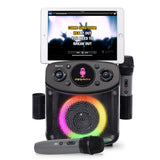 Singing Machine Mini Sparkle Bluetooth Karaoke Speaker - Side View