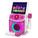 Singing Machine Mini Sparkle Bluetooth Karaoke Speaker - Pink - Rear View