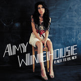 Amy Winehouse Back To Black - Vinyl Album & Crosley Record Storage Display Stand - Top-Down View