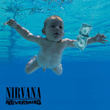 Crosley Record Storage Crate & Nirvana Nevermind - Vinyl Album Bundle - Front View