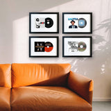 The Beatles - Revolver - CD Framed Album Art - Side View