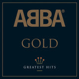Abba Gold - Double Vinyl Album & Crosley Record Storage Display Stand - Side View