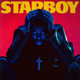 Crosley Record Storage Crate & The Weeknd Starboy - Double Vinyl Album Bundle - Front View