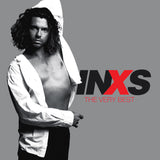 Crosley Record Storage Crate & Inxs The Very Best - Double Vinyl Album Bundle - Front View