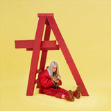 Billie Eilish - Don't Smile At Me & Crosley Record Storage Display Stand - Top-Down View