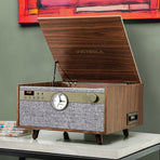 Victrola Century Signature 6-in-1 Wood Record Player - Walnut