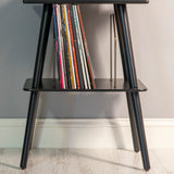 Victrola Eastwood II Turntable - Black + Turntable Stand Bundle - Black