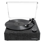 Victrola Eastwood II Turntable - Black + Turntable Stand Bundle - Black