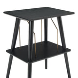 Victrola Eastwood II Turntable - Black + Turntable Stand Bundle - Black - 45-Degree Angle