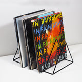 Victrola Eastwood II Turntable - Black + Gadhouse Vinyl Rack Bundle - Black - 45-Degree Angle