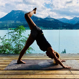 Yoga Design Lab Combo Yoga Mat 1.5mm Mandala Black - Front View