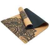 Yoga Design Lab Cork Yoga Mat 3.5mm Mandala Black - Extra Image