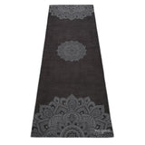 Yoga Design Lab Mat Yoga Towel Mandala Black - Rear View